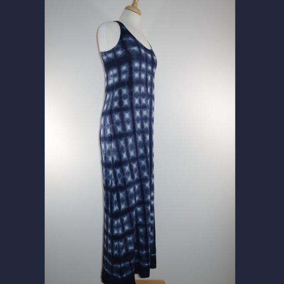 Velvet Blue Tie Dye Dress - size M - Picture 7 of 13